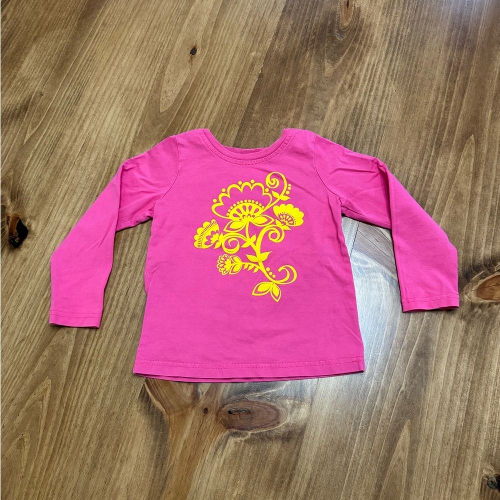 Hanna Andersonson Long Sleevee Flower Top Size 100cm 4t